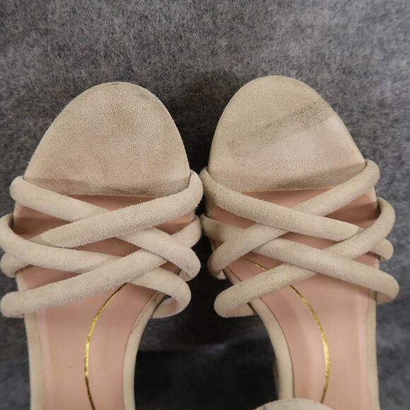 Cole Haan Shoes Womens 5.5 Sandal Pumps Platform Leather Ankle Strap Open Toe - Picture 10 of 16